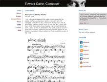 Tablet Screenshot of edwardcaine.com